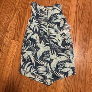 Rip Curl Girls Tropical Print Romper